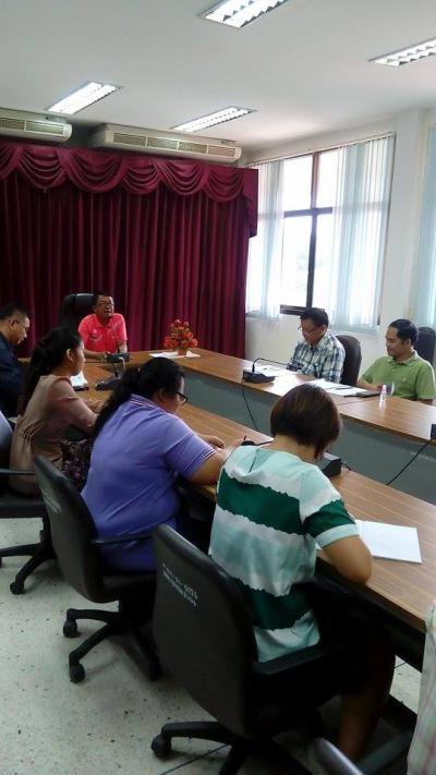 ประชุมประจำเดือนพนักงานส่วนตำบล,พนักงานจ้าง ประจำเดือน ตุลาคม 2558