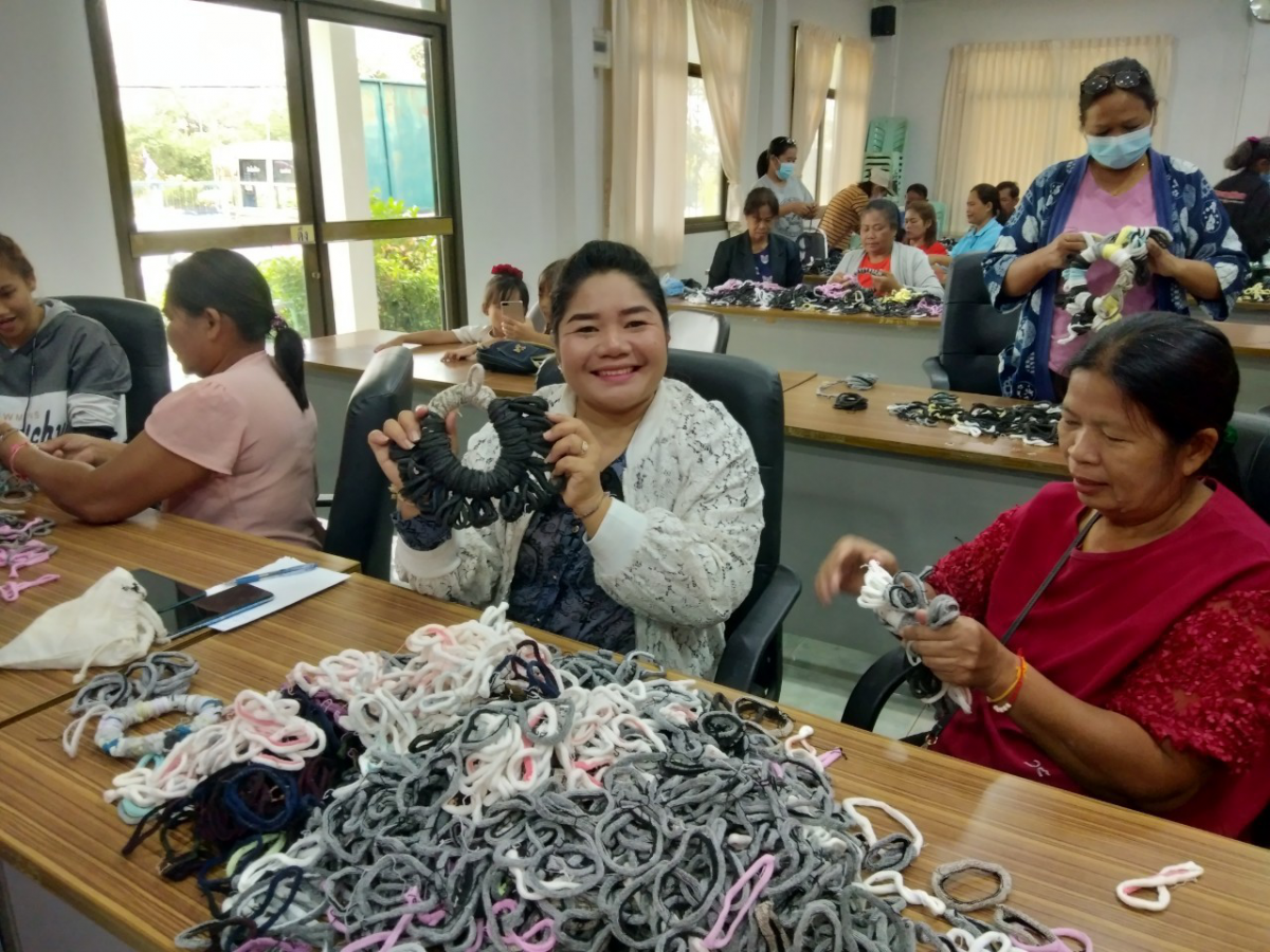 โครงการส่งเสริมอาชีพของกลุ่มสตรีแม่บ้านตำบลภูหลวง ประจำปีงบประมาณ พ.ศ.2567