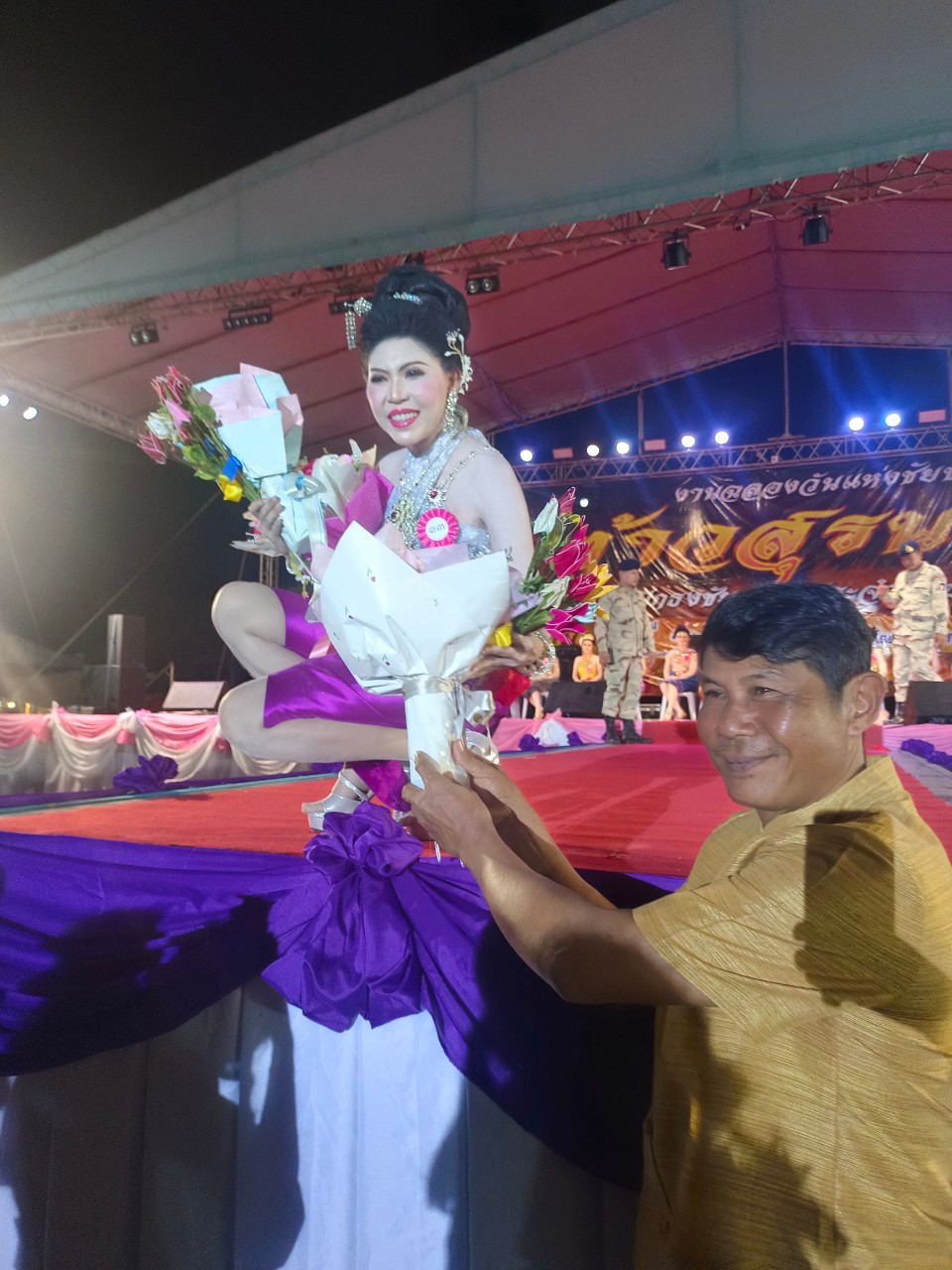 กิจกรรมการประกวด "สาวงามเมืองย่า" ในงานฉลองวันแห่งชัยชนะท้าวสุรนารี และพิธีบวงสรวงสักการะอนุสาวรีย์ท้าวสุรนารี อำเภอปักธงชัย ประจำปี 2567