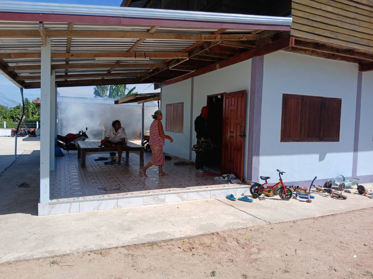 โครงการรณรงค์ป้องกันการแพร่ระบาดของโรคไขเลือดออก (พ่นหมอกควัน) บ้านหนองนกเขียน  หมู่ 2
