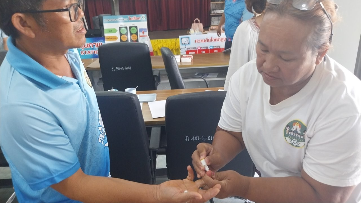 โครงการตรวจคัดกรองสุขภาพเบื้องต้นของประชาชนด้วยสถานีตรวจสุขภาพชุมชน ประจำปี พ.ศ.2567