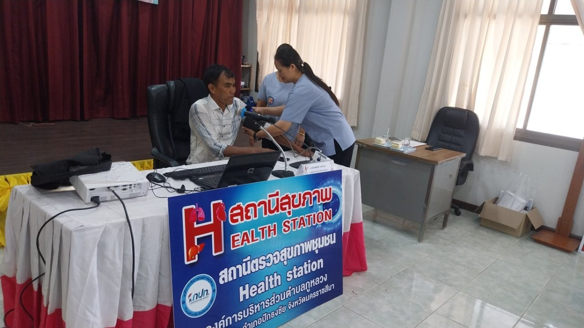โครงการตรวจคัดกรองสุขภาพเบื้องต้นของประชาชนด้วยสถานีตรวจสุขภาพชุมชน ประจำปี พ.ศ.2567