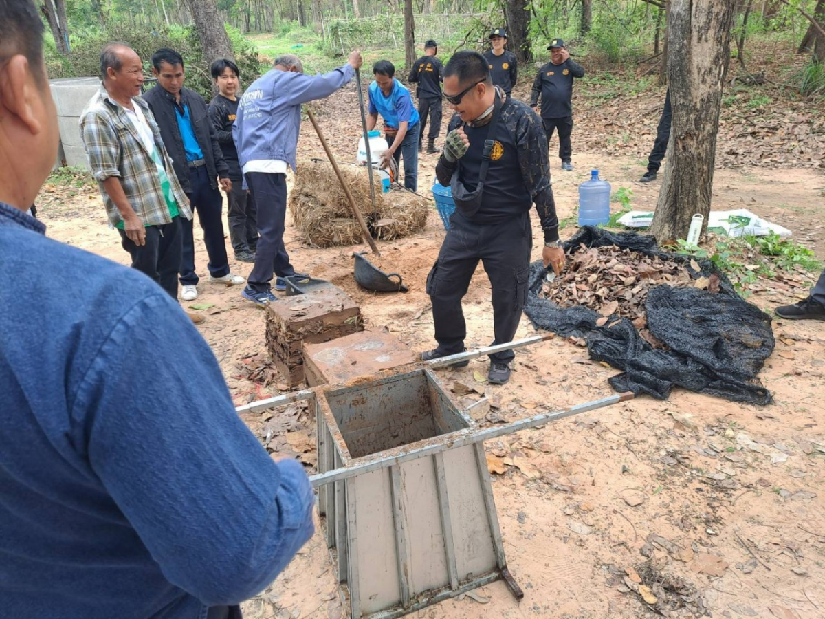 โครงการฝึกอบรมป้องกันไฟป่าและหมอกควัน ประจำปีงบประมาณ พ.ศ. 2568  