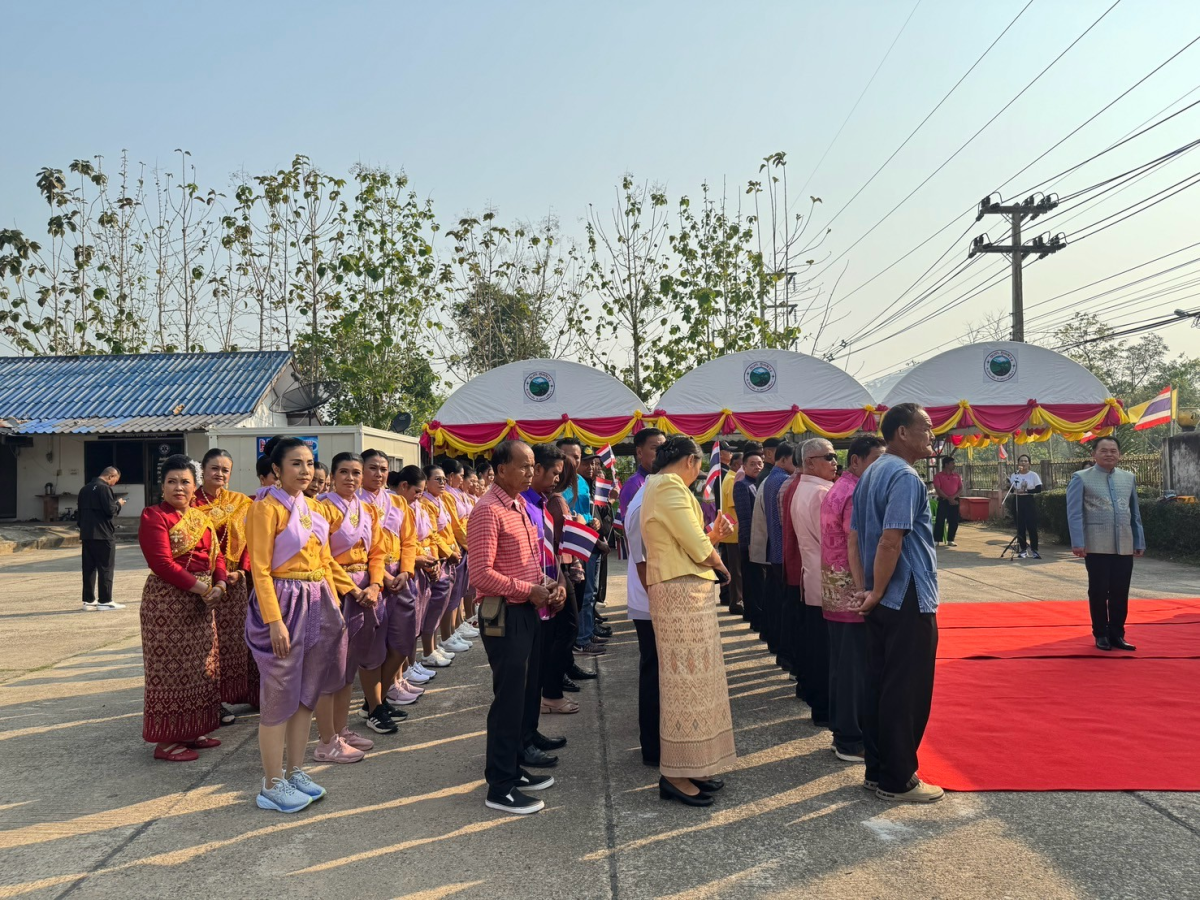 พิธีรับมอบคบไฟและวิ่งคบไฟ เพื่อนำไปประกอบในพิธีเปิดงานฉลองวันแห่งชัยชนะของท้าวสุรนารี ประจำปี 2568