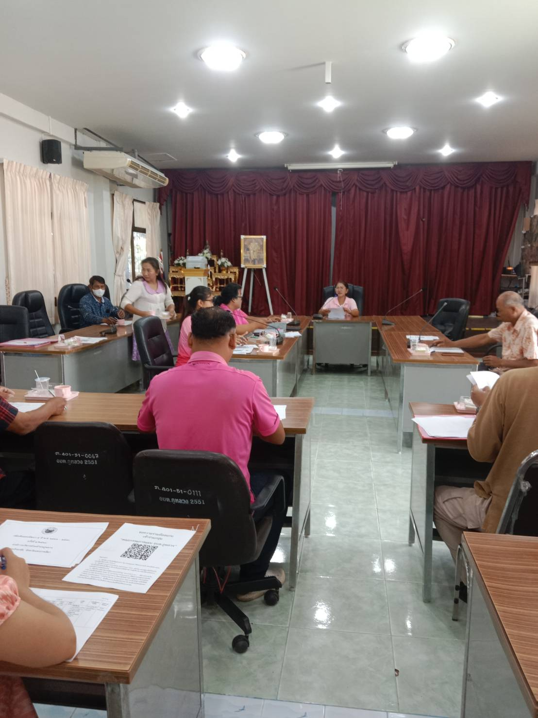 ประชุมคณะกรรมการสนับสนุนการจัดทำแผนพัฒนาองค์การบริหารส่วนตำบลภูหลวง