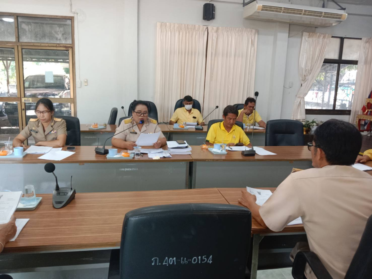 ประชุมคณะกรรมการสนับสนุนการจัดทำแผนฯ (พิจารณายกร่างแผนพัฒนา ครั้งที่ 1/2568 รอบผ่านประชุมประชาคมระดับตำบล)