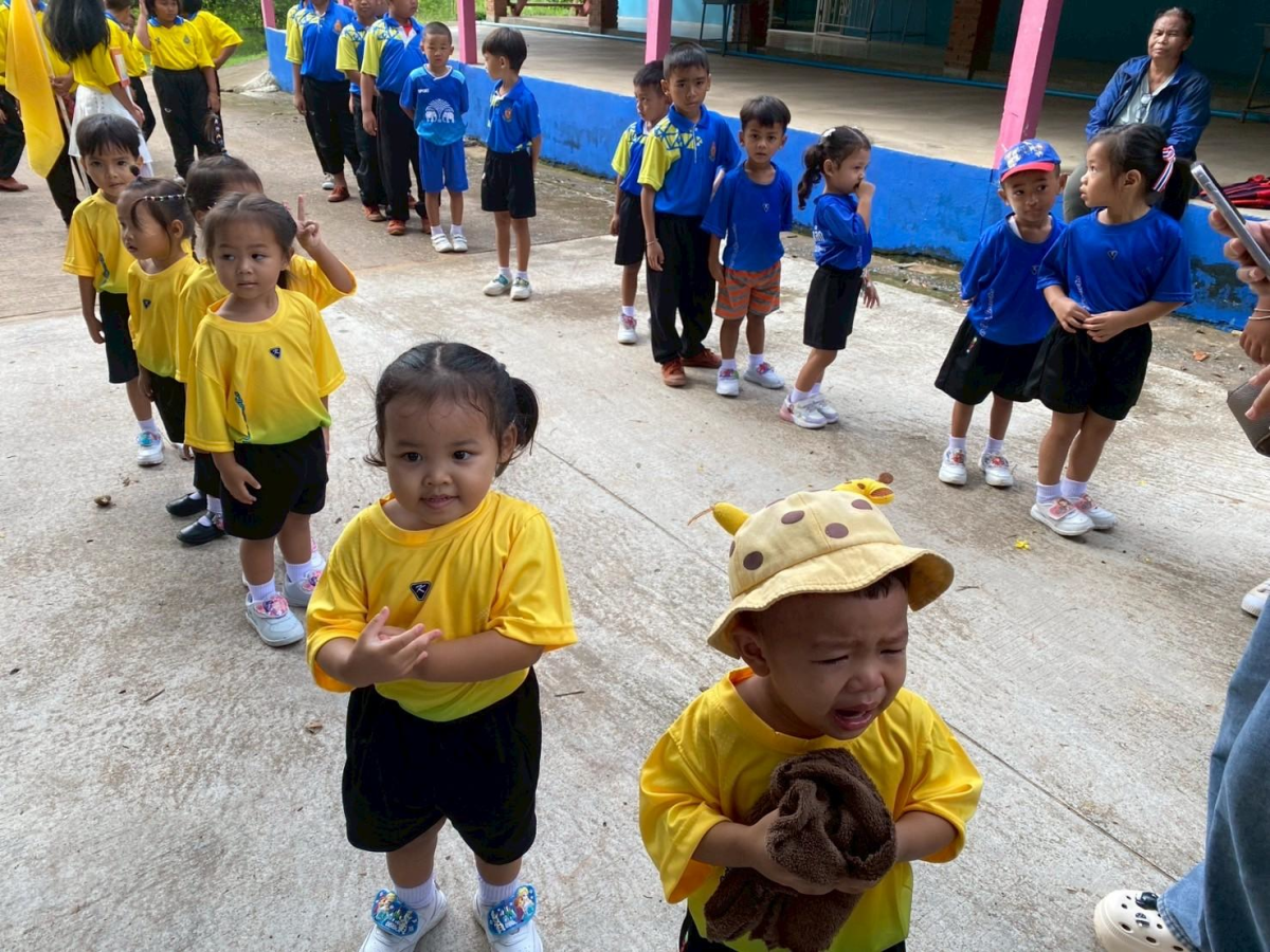 โครงการแข่งขันกีฬาระดับปฐมวัย ของศูนย์พัฒนาเด็กเล็ก อบต.ภูหลวง (บ้านหลุมเงิน) ร่วมกับโรงเรียนบ้านหลุมเงิน