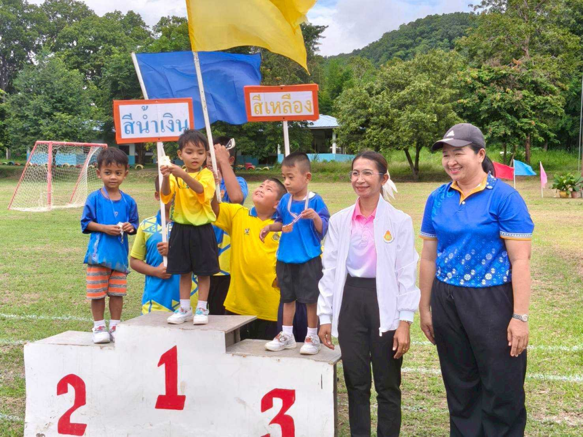 โครงการแข่งขันกีฬาระดับปฐมวัย ของศูนย์พัฒนาเด็กเล็ก อบต.ภูหลวง (บ้านหลุมเงิน) ร่วมกับโรงเรียนบ้านหลุมเงิน