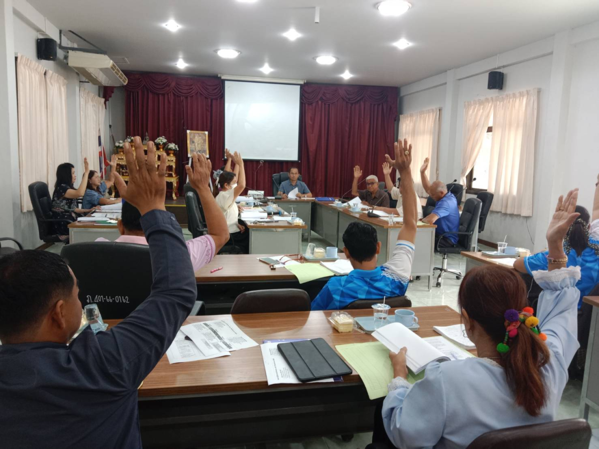 ประชุมคณะกรรมการกองทุนหลักประกันสุขภาพ อบต.ภูหลวง  ครั้งที่ 1/2569