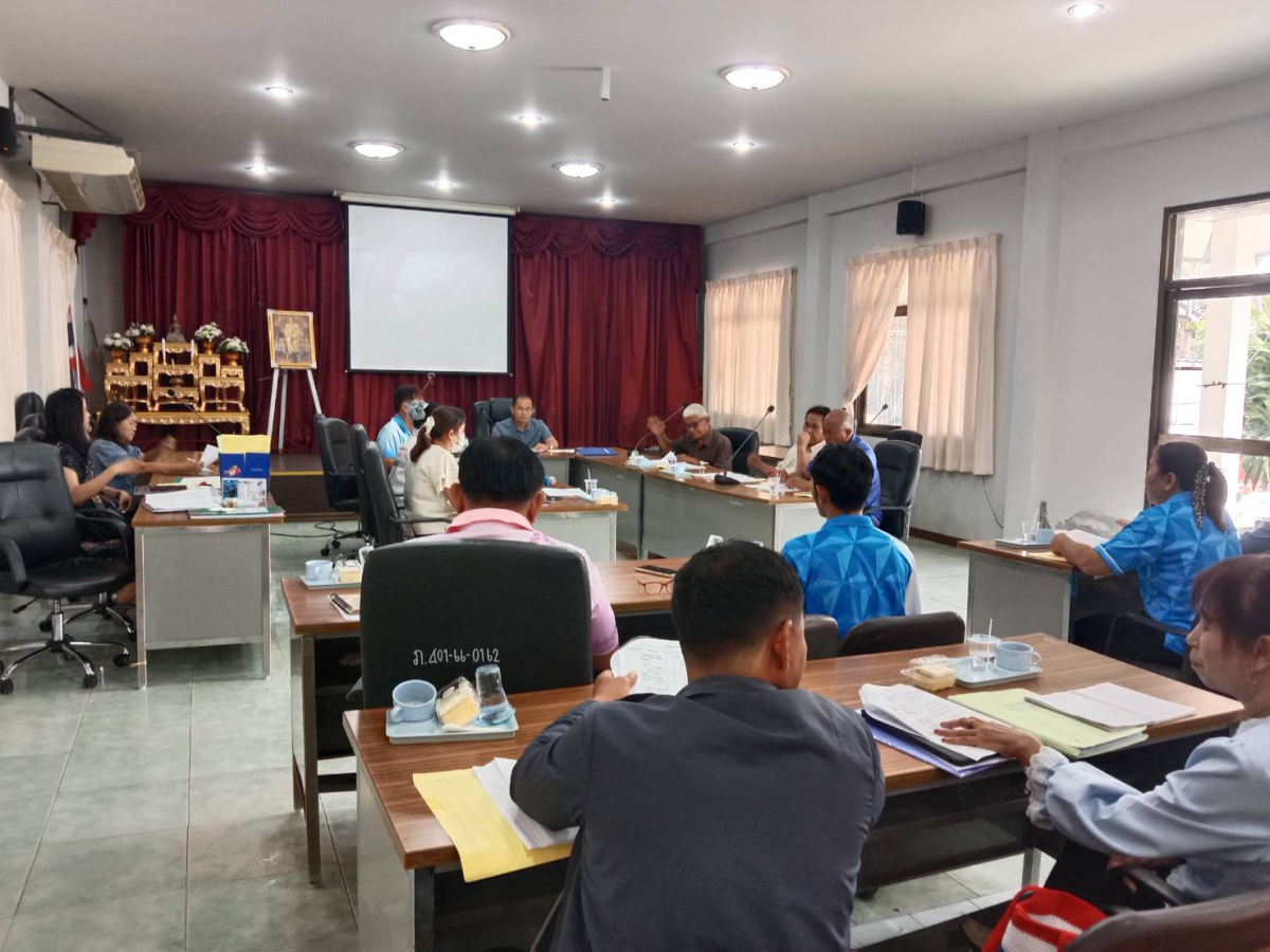 ประชุมคณะกรรมการกองทุนหลักประกันสุขภาพ อบต.ภูหลวง  ครั้งที่ 1/2569