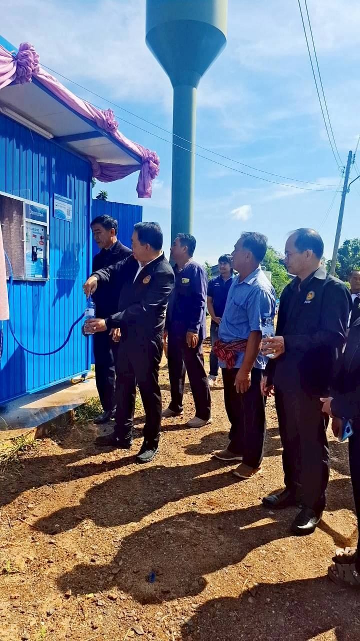 พิธี เปิดโครงการระบบผลิตน้ำบริโภคด้วยกระบวนการรีเวิร์สออสโมซิส (POG Drink) พร้อมโรงเรือนสำเร็จรูป ตามนโยบายกระทรวงมหาดไทย ขับเคลื่อนน้ำดื่มสะอาดบริการประชาชน