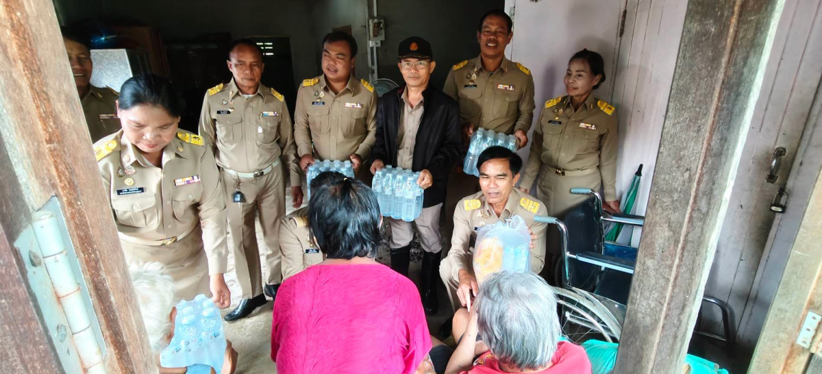 ลงพื้นที่สำรวจความเสียหาย